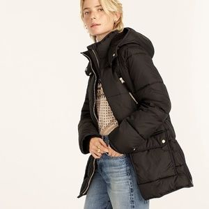 J. Crew Chateau Puffer Jacket with Primaloft